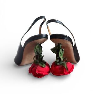 LOEWE Rose 100 Sling Back Heel- Size 38